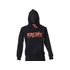 Kép 1/3 - ROK - BLACK HOODIE - Kapucnis fekete pulóver - M
