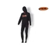 Kép 3/3 - ROK - BLACK HOODIE - Kapucnis fekete pulóver - M