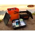 Kép 6/6 - ROK 17 literes Szögletes Csalis vödör + betét + tető szett Square Bait Bucket + Basin Black set - Zöld