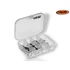 Kép 4/5 - ROK STORAGE BOX XS304 - négy rekeszes mini tároló doboz - 9,1 cm x 6,6 cm x 2,2 cm