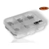 Kép 3/5 - ROK STORAGE BOX XS306 - hat rekeszes mini tároló doboz - 9,1 cm x 6,6 cm x 2,2 cm