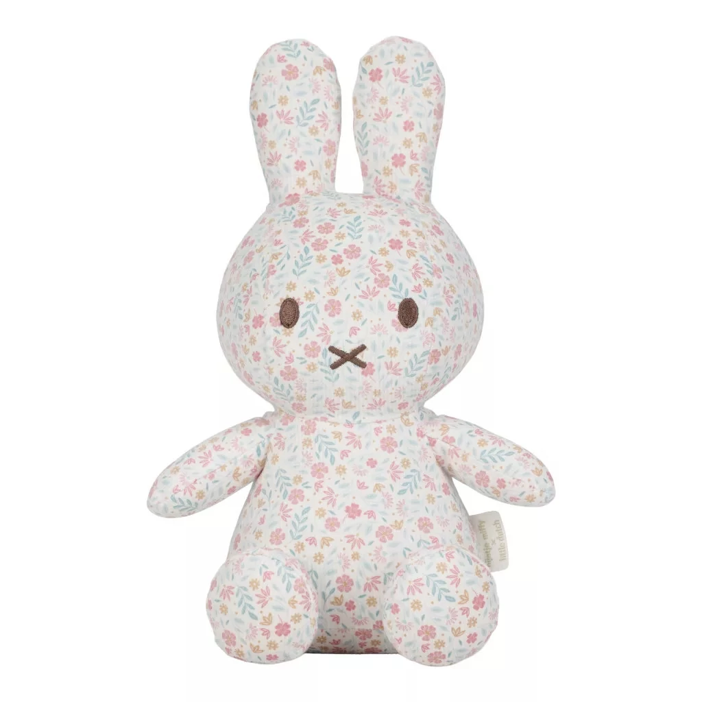 Little Dutch Miffy nyuszi 30 cm teljes felületén mintás - Lucky Blossom