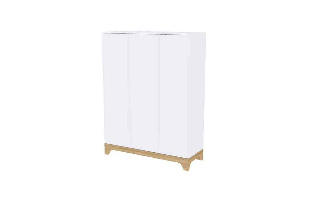 Faktum Lumina White 3 osztású szekrény