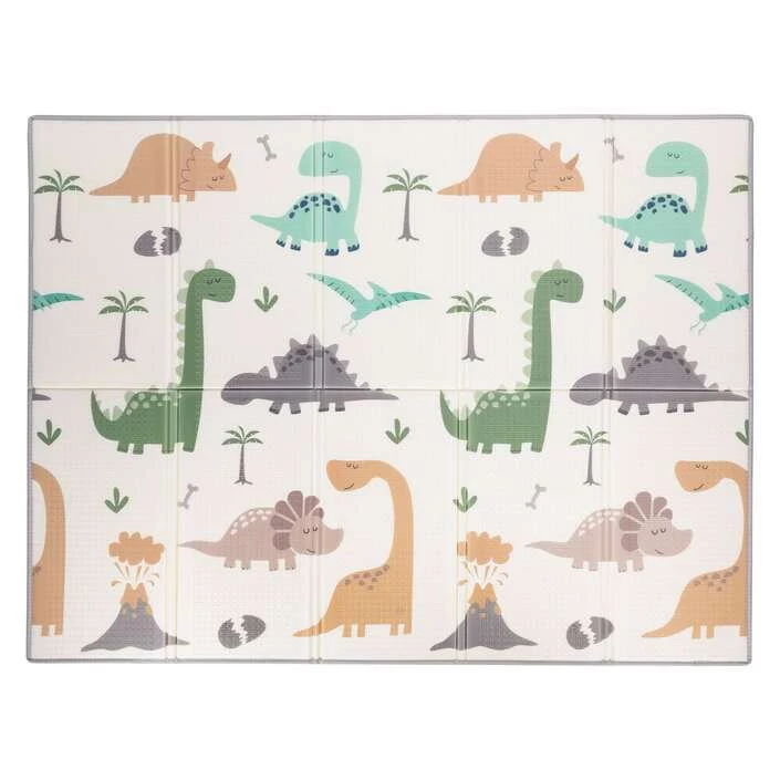 FreeON összehajtható játszószőnyeg szegéllyel – Magic Dino