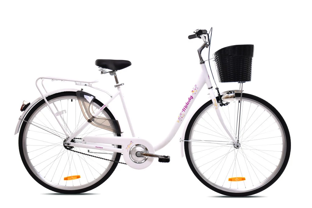 Adria Melody női városi 1 sebességes 28 kerékpár Fehér
