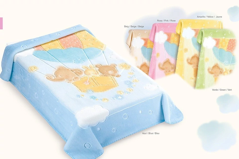Belpla Baby perla gold pléd (538) 80*110 yellow dobozos