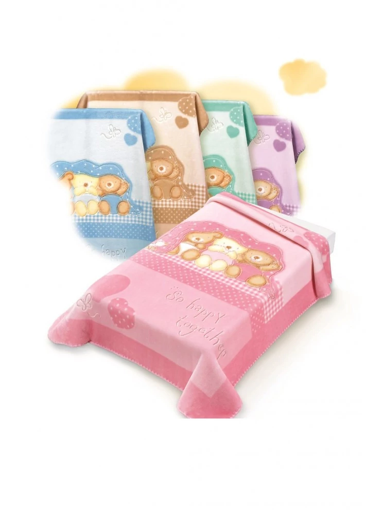 Belpla Baby perla gold pléd (543) 80*110 lila dobozos