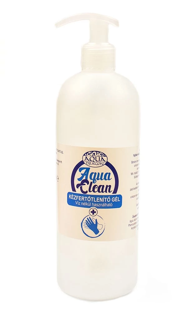 Aqua Clean alkoholos kézfertőtlenítő gél 500 ml -