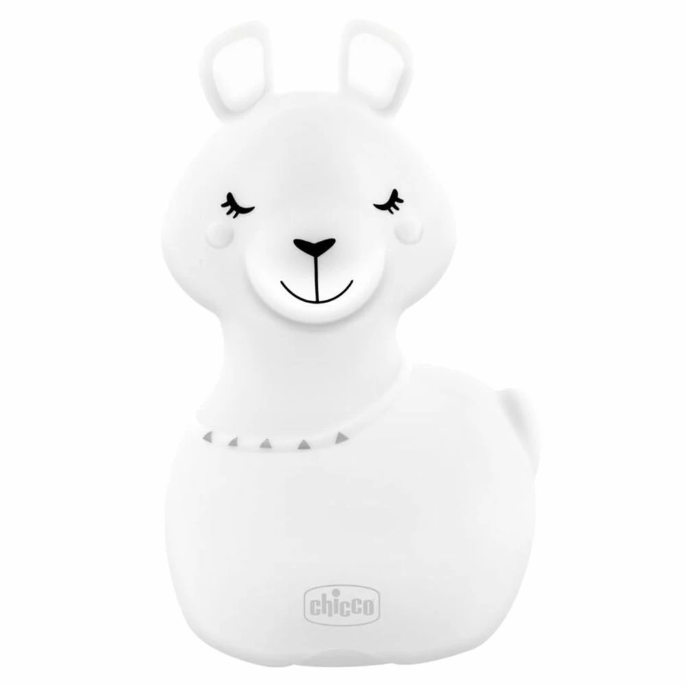Sweet Lights Láma éjszakai lámpa 8 színnel USB-kábellel - Chicco