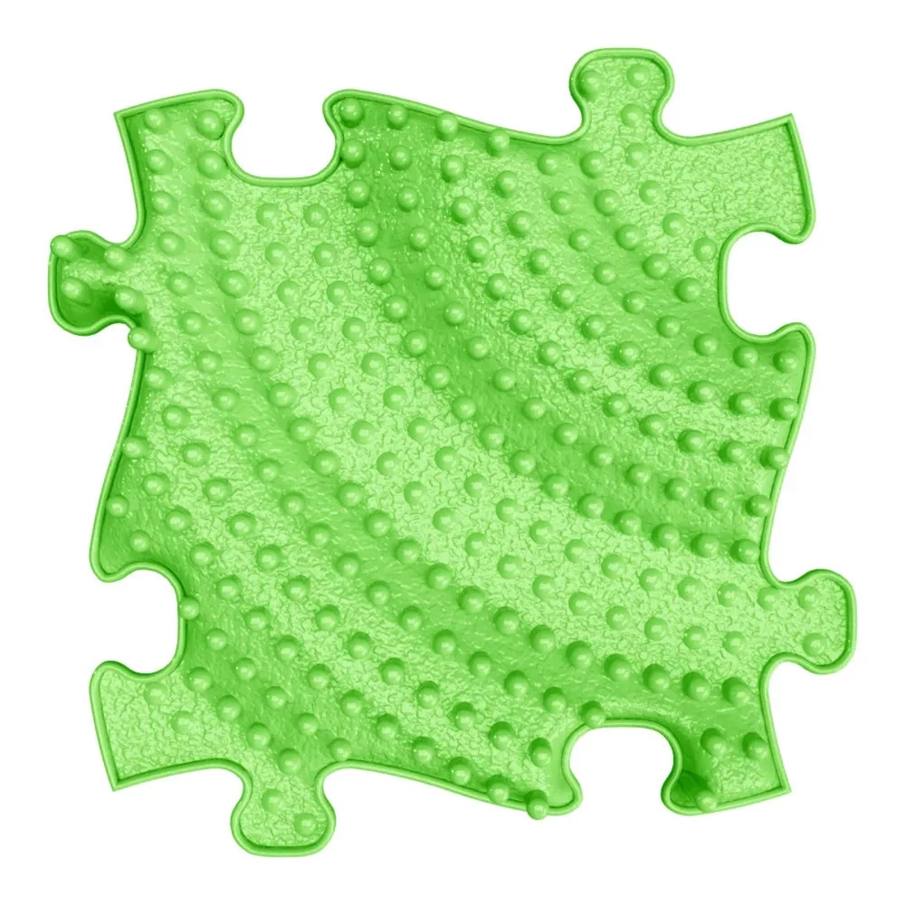 Muffik szenzoros ortopédiai szőnyeg puzzle twister lime - kemény