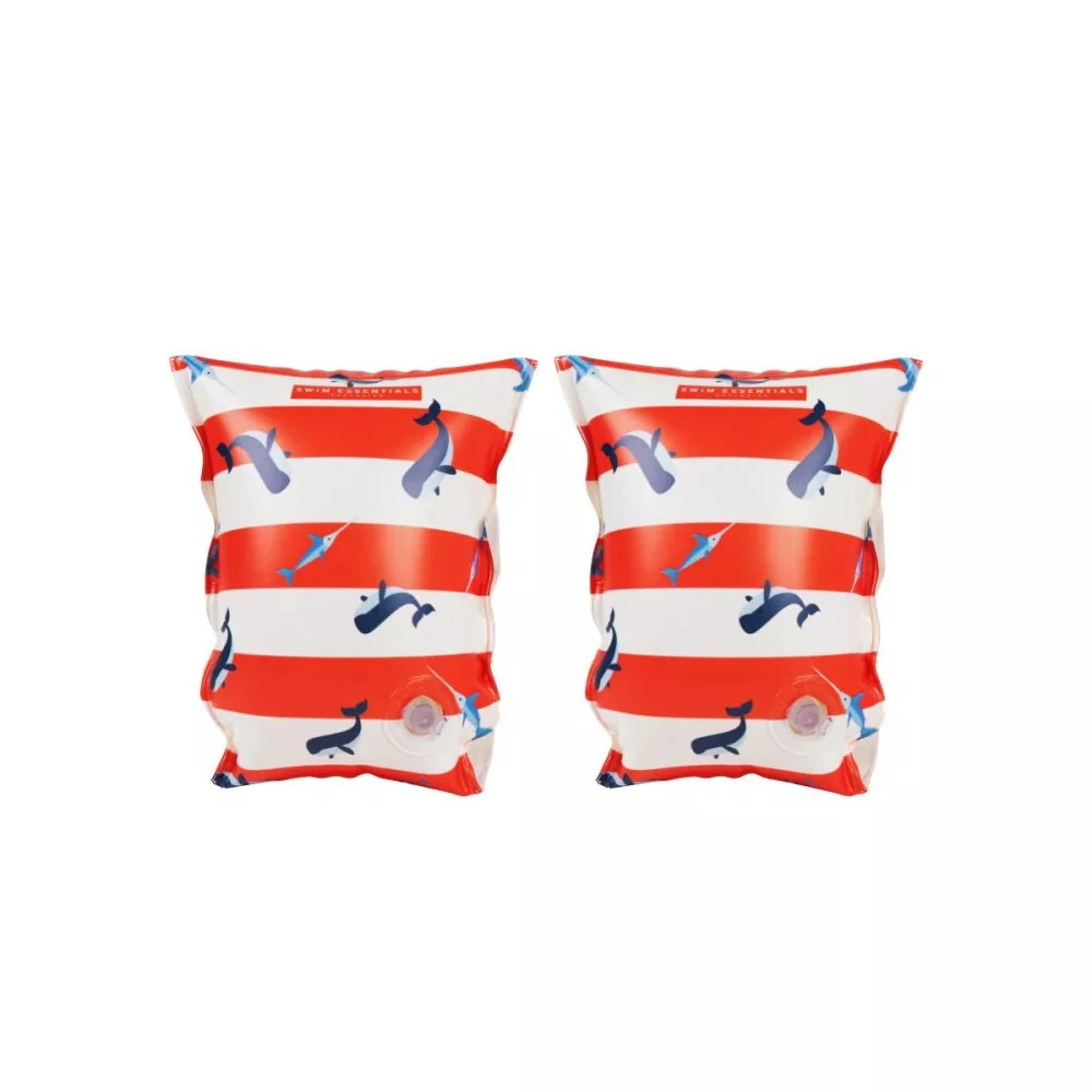 Swim Essentials karúszó 0-2év - Red-White Whale