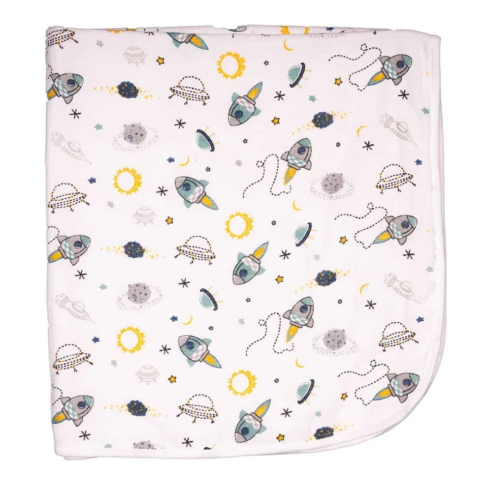 Tetra textil babatakaró 75x80cm - ürhajó mintás
