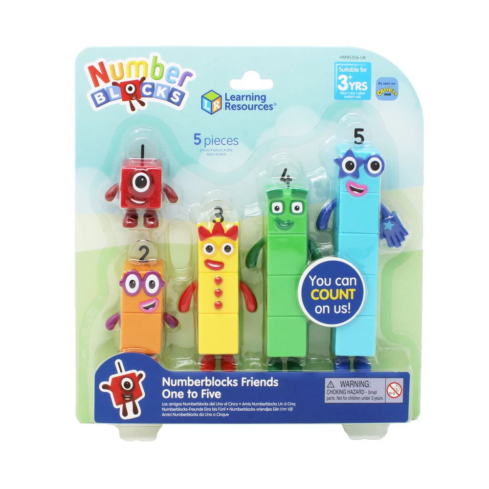 Numberblocks figurák (5 db) - Friends One to Five - Learning Resources