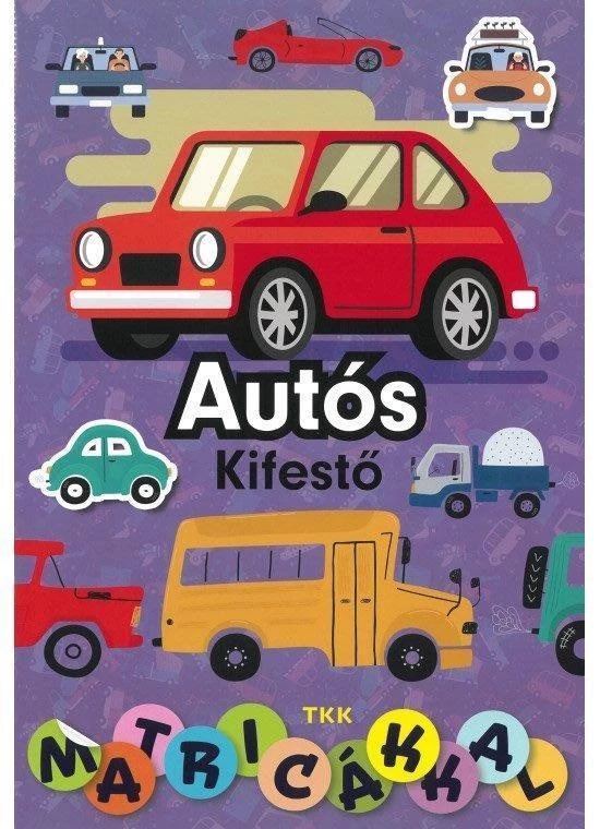 Autós kifestő matricákkal
