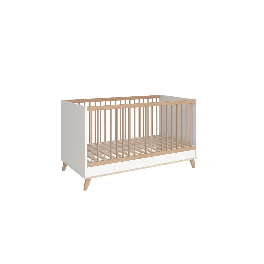Faktum FLIP White & Oak -átalakítható 140-es babaágy