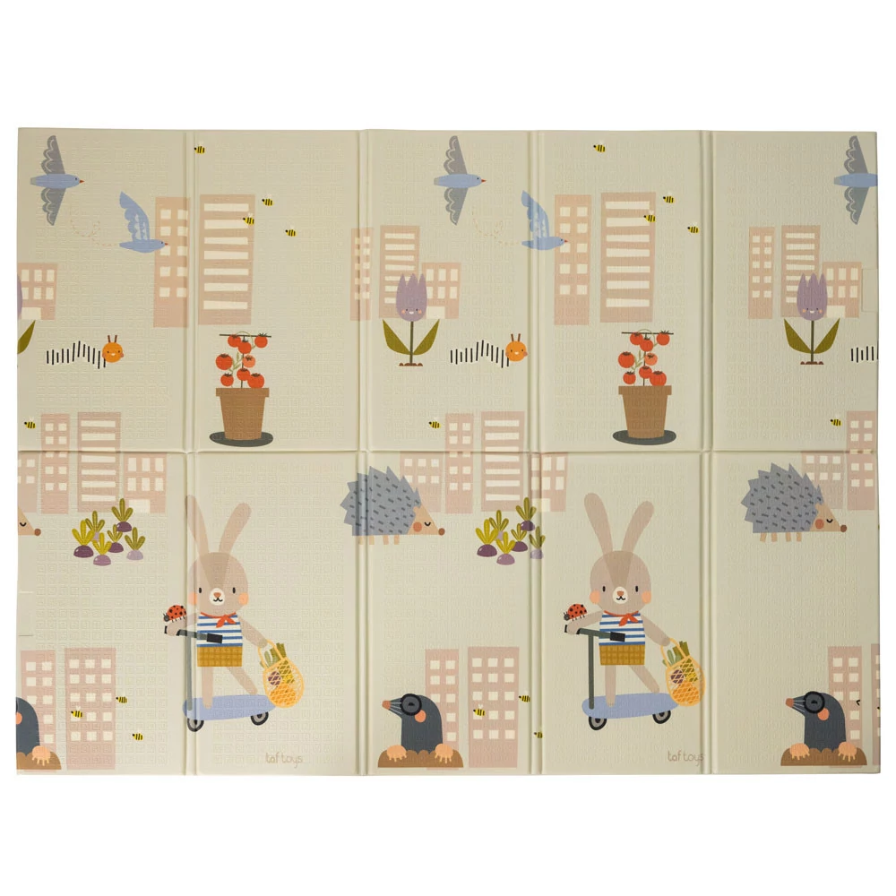 Taf Toys játszószőnyeg szivacs Urban Garden Foam mat