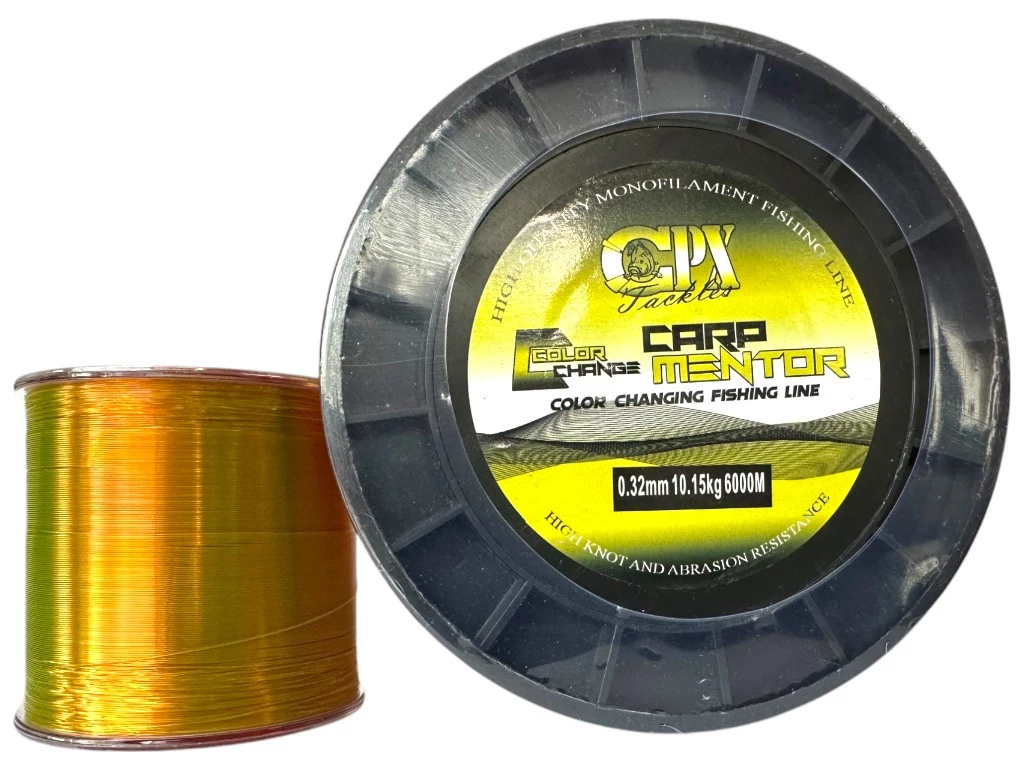 CPX MENTOR MONO LINE zsinór - yellow-green - 6.000m - 0,22mm