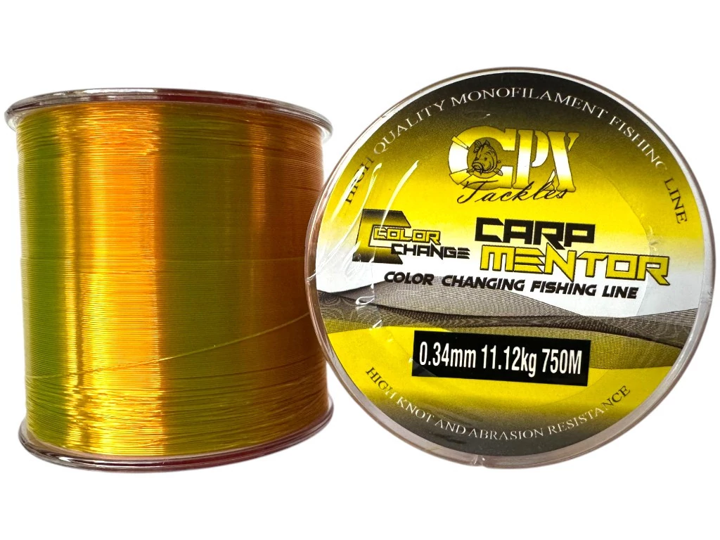 CPX MENTOR MONO LINE zsinór - yellow-green - 750m - 0,22mm