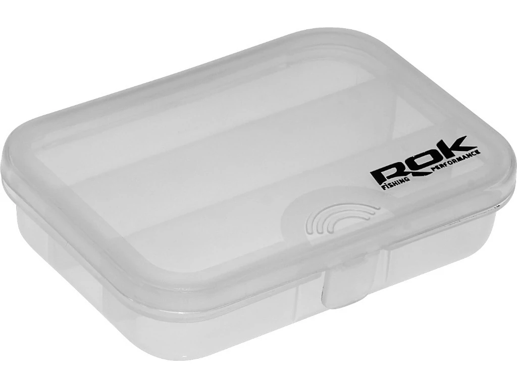 ROK STORAGE BOX XS303 - hosszában kétszer osztott mini tároló doboz - 9,1 cm x 6,6 cm x 2,2 cm