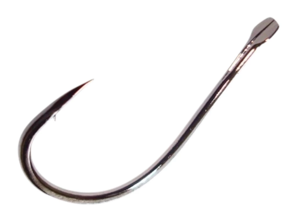 SASAME DH Point Chinu lapkás pontyozó horog - Black Nickel - 1