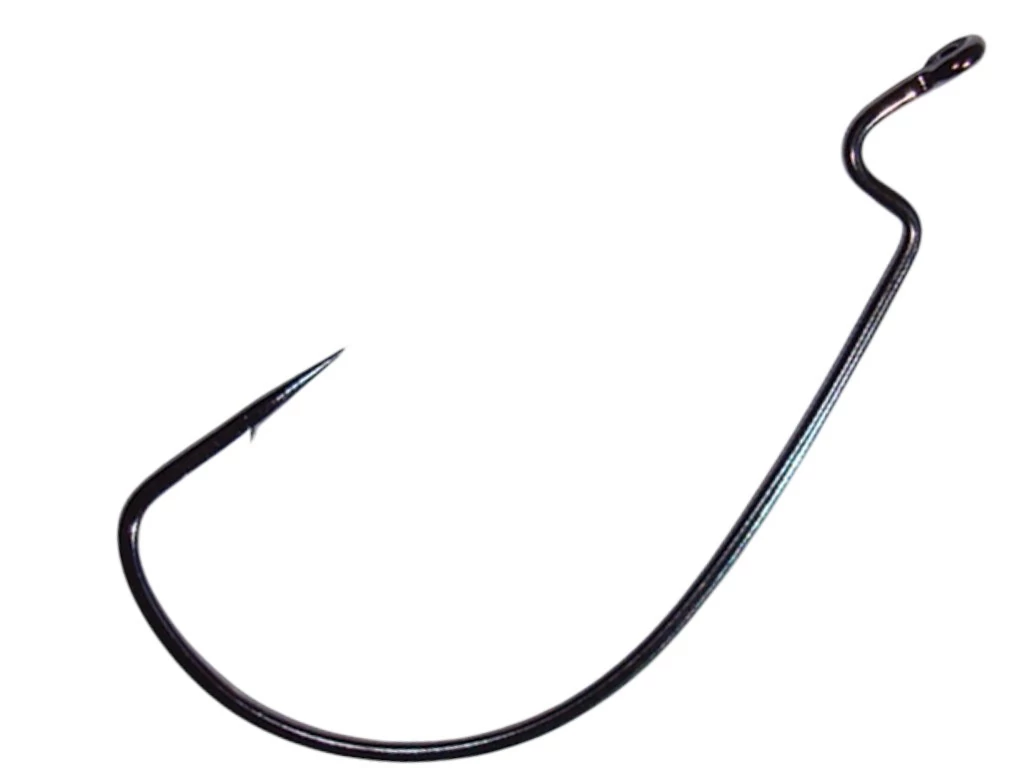 SASAME Wide Gape Offset speciális horog - Black Nickel - 3/0