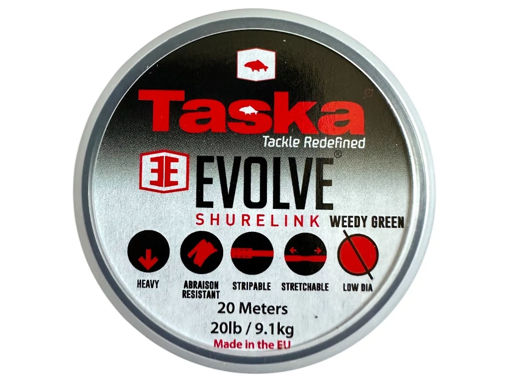 TASKA Evolve Shurelink bevonatos horogelőke 20lb 20m - Green
