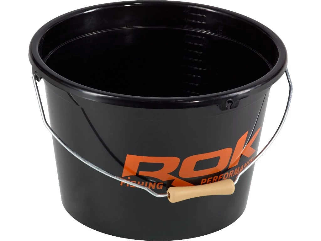ROK 18 literes csalis vödör (fedél és 5 literes betét nélkül) - BAIT BUCKET - Fekete